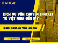 Dịch vụ vận chuyển ePacket từ Việt Nam sang Mỹ – Nhanh chóng, an toàn và tối ưu chi phí cùng Kango Logistics