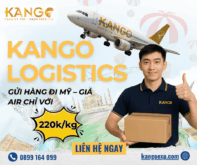 GỬI HÀNG ĐI MỸ – GIÁ AIR CHỈ TỪ 220.000Đ/KG TẠI KANGO LOGISTICS