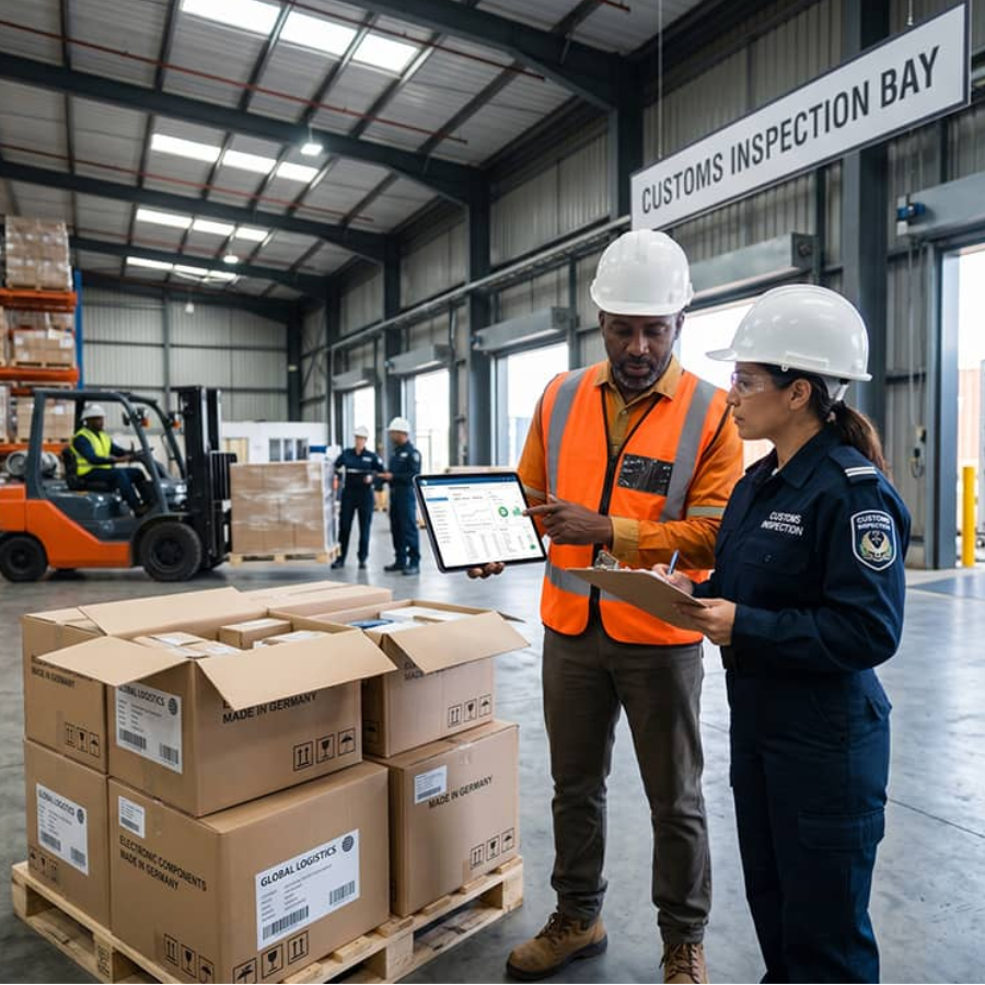 hải quan giữ hàng khi gửi đi Đức