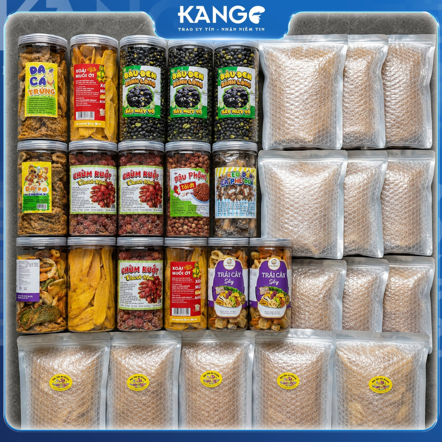 thực phẩm được bọc kín, cẩn thận khi gửi đi Đức