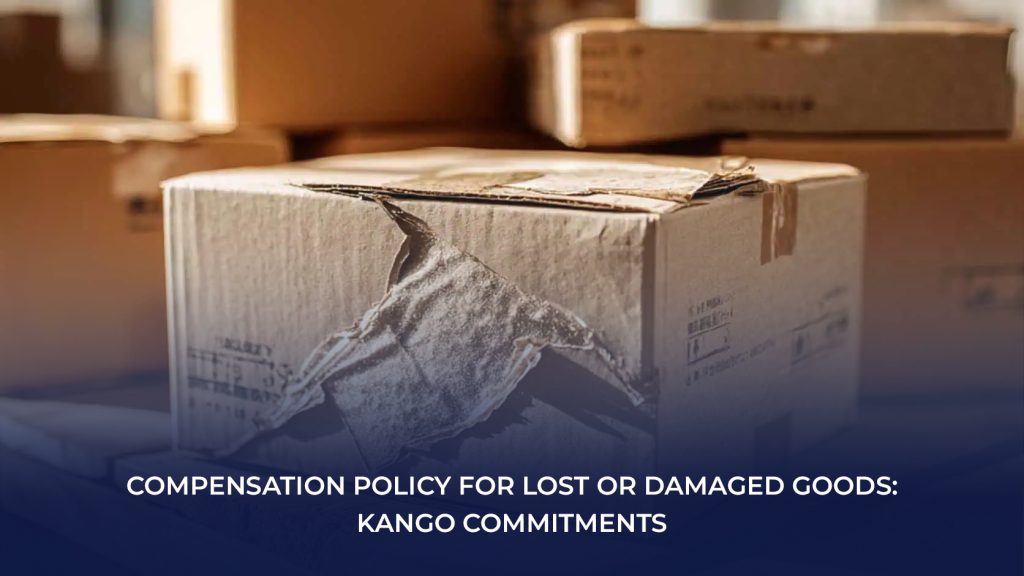 KANGO compensation policy lost damaged goods